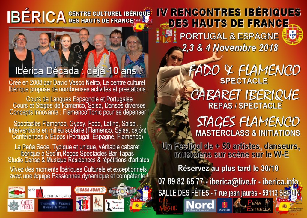 festival espagne portugal flamenco fado lille seclin nord pas de calais picardie