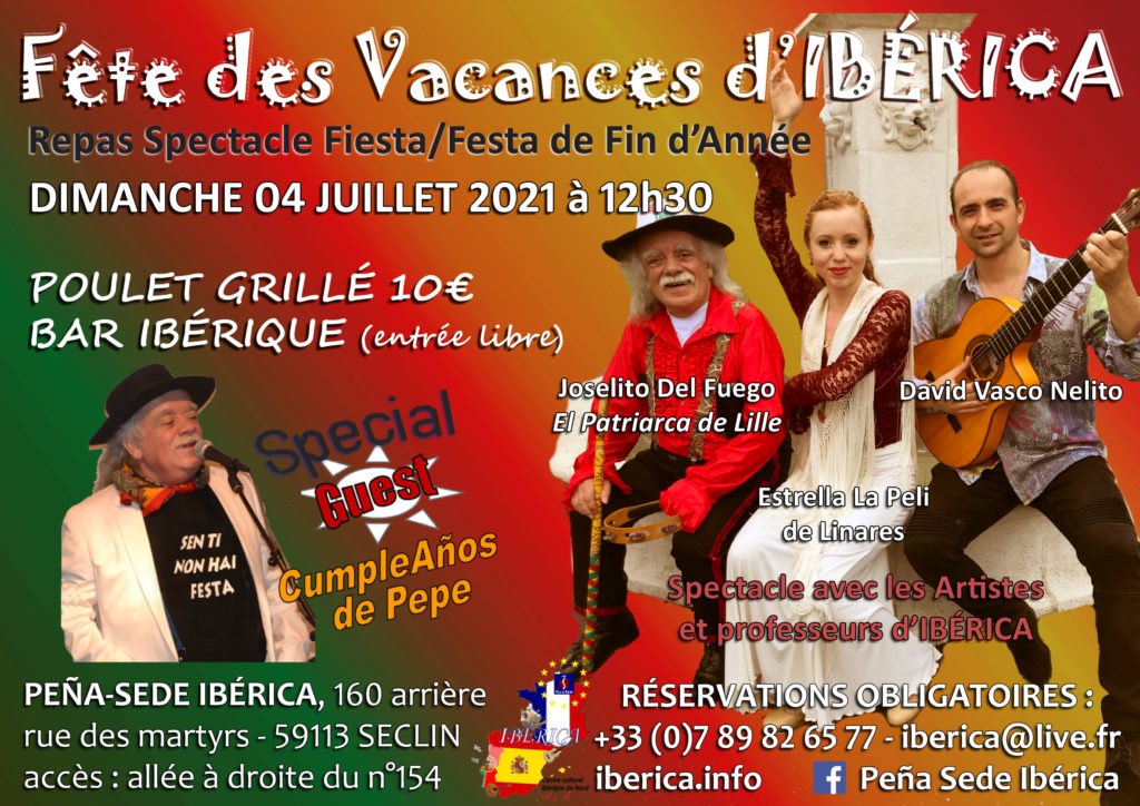 concert repas Espagnol Flamenco Gypsy Lille Seclin Nord Pas de Calais Picardie