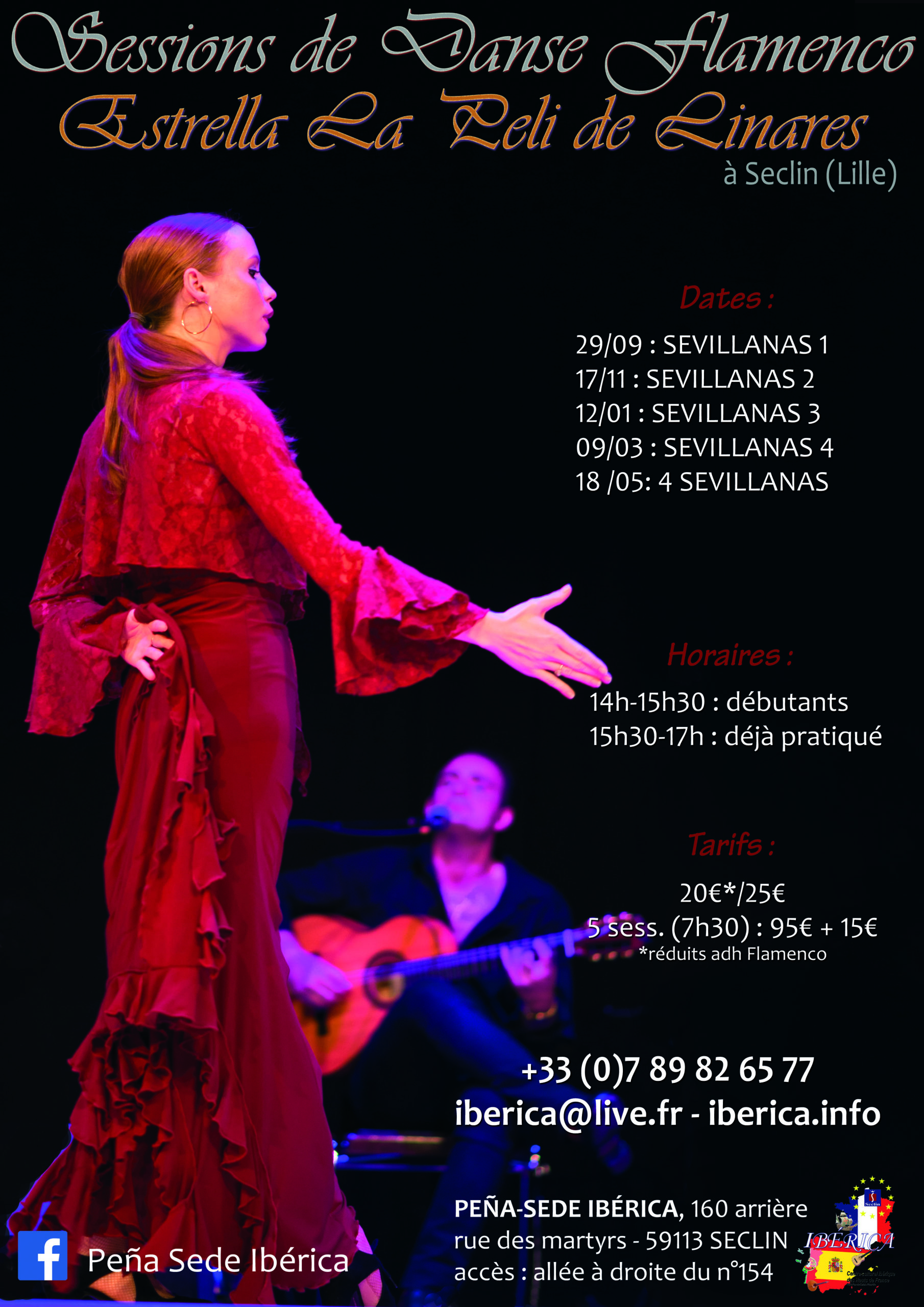 cours Flamenco danse Lille Nord pas de calais Hauts de FRance