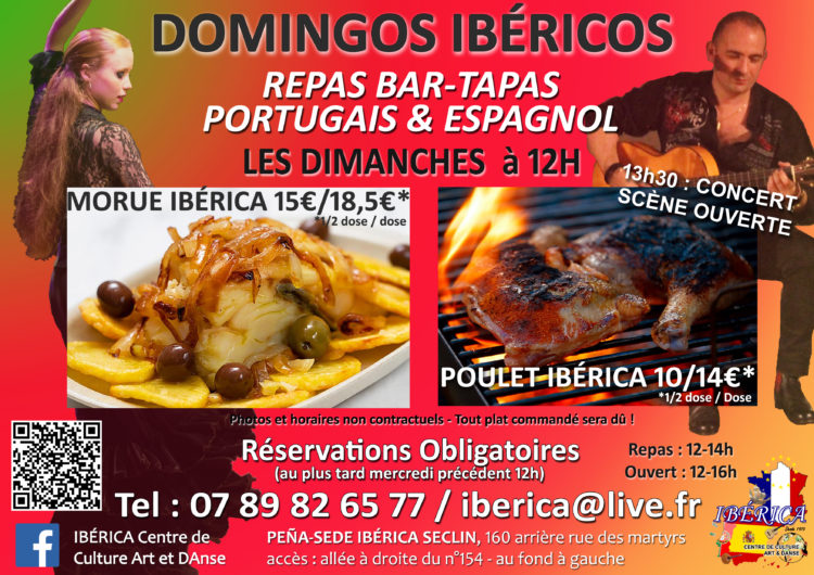 REPAS ESPAGNOL PORTUGAIS SECLIN LILLE - RESTAURATION TAPAS BAR NORD PAS DE CALAIS